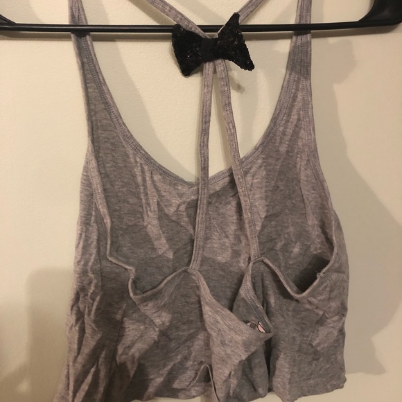 VS grey cropped tank. Size S. Sleepwear. - Picture 4 of 5